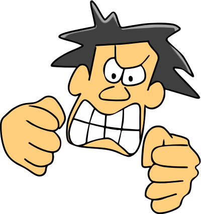 Angry Man clipart