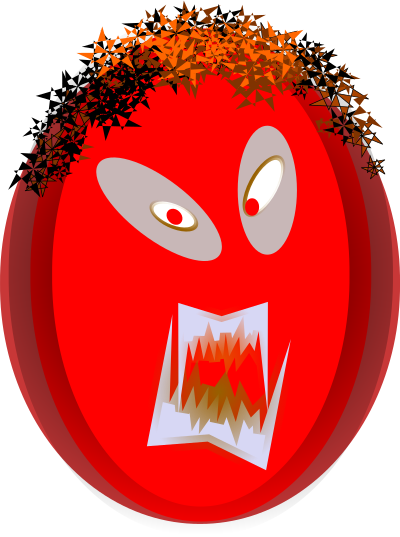 Angry Mask clipart
