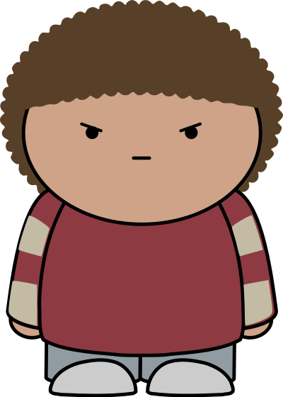 Angry mood clipart