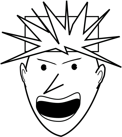 Angry punk dirk struve clipart