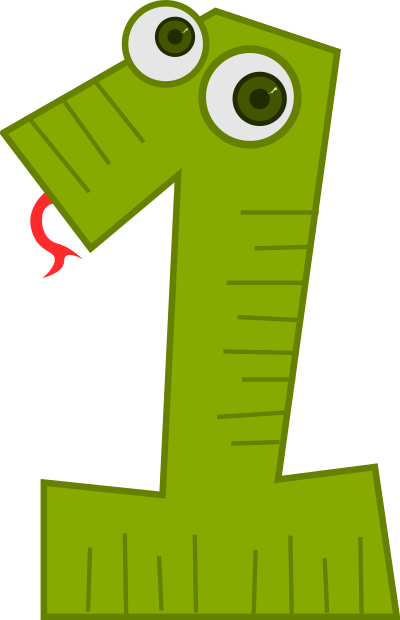 Animal Number - One clipart