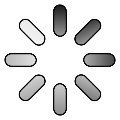 Animated loading icon clipart
