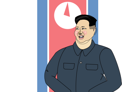 Animated The Supreme Leader Kim Jong-un - Rocket Man clipart