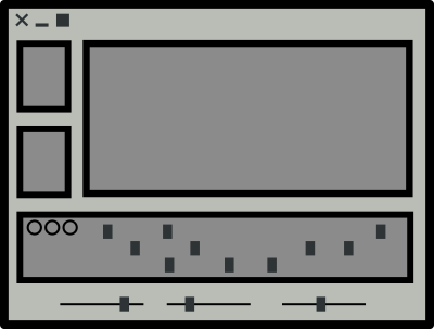 Animation application clipart