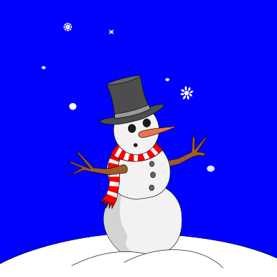 Animation: Snowman clipart