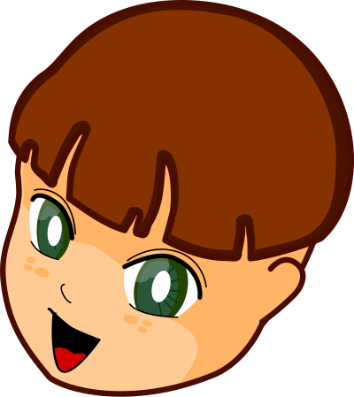 Anime boy clipart