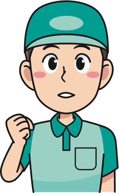 Anime Cartoon Man with slightly open mouth clipart