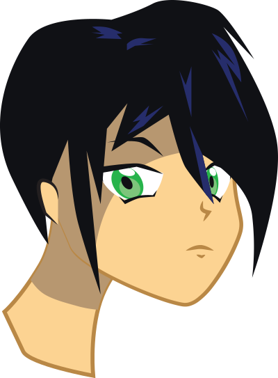 Anime Emo Boy clipart