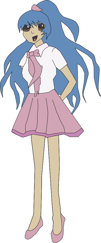 Anime Girl Example clipart