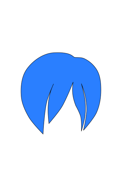 Anime Hair 2 clipart