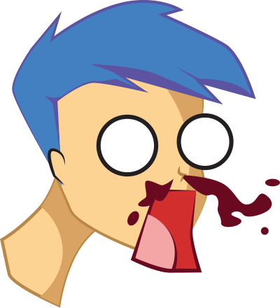 Anime Nose bleed clipart
