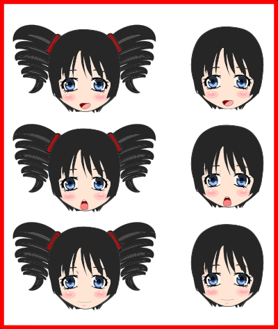 Anime Style Girl And Boy clipart
