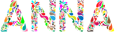 Anna Typography clipart