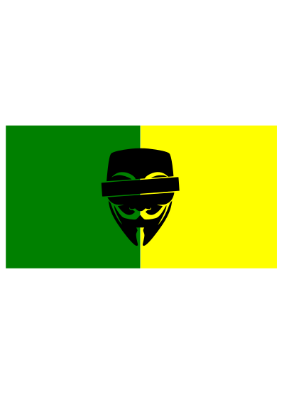 Anonymous Censored Brasil 01 clipart