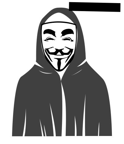 Anonymous Hacker clipart