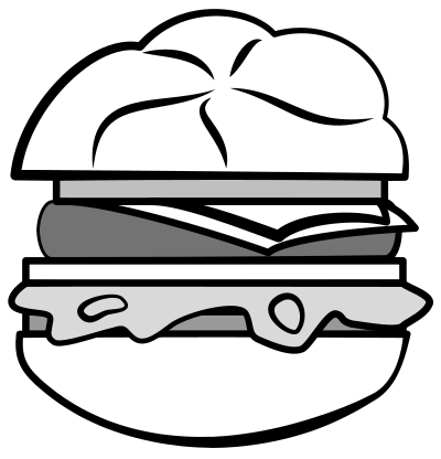 Another hamburger clipart