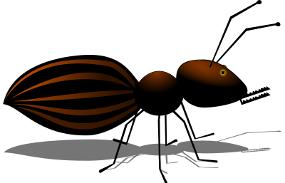 Ant Cartoon Style clipart