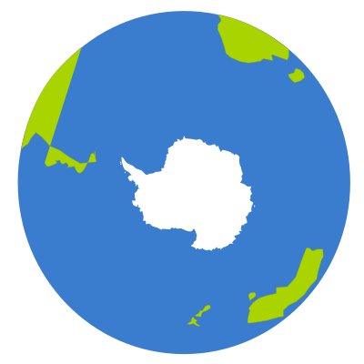 Antarctica on Earth clipart