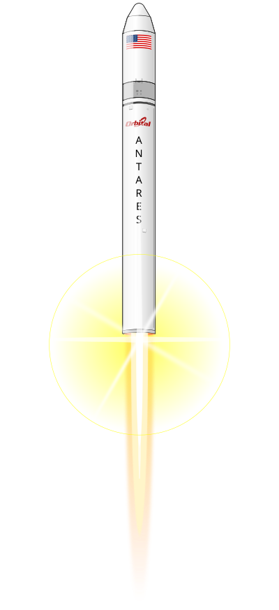 Antares Rocket clipart