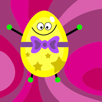 Anthropomorphic Egg clipart