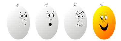 Anthropomorphic Eggs clipart