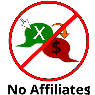 Anti advertising/affiliate logo sign clipart