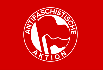 Antifa Flag - Antifa-Fahne clipart
