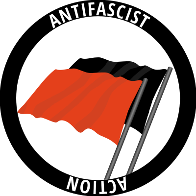 Antifascit action logo clipart
