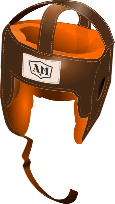 Antique Boxing Headgear clipart