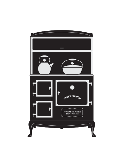 Antique Cookstove clipart