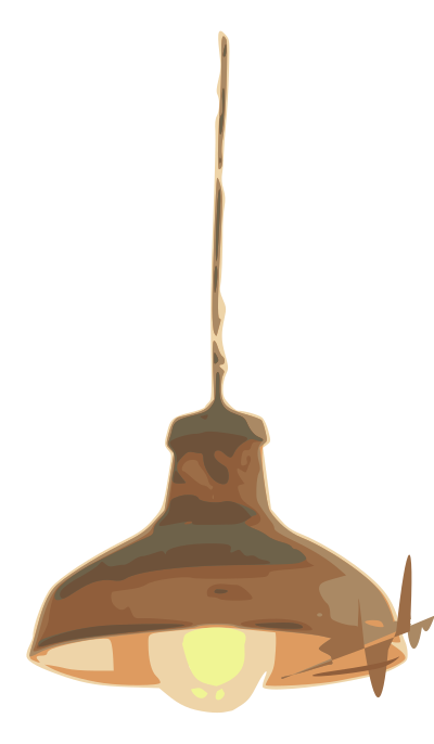 Antique pending light clipart
