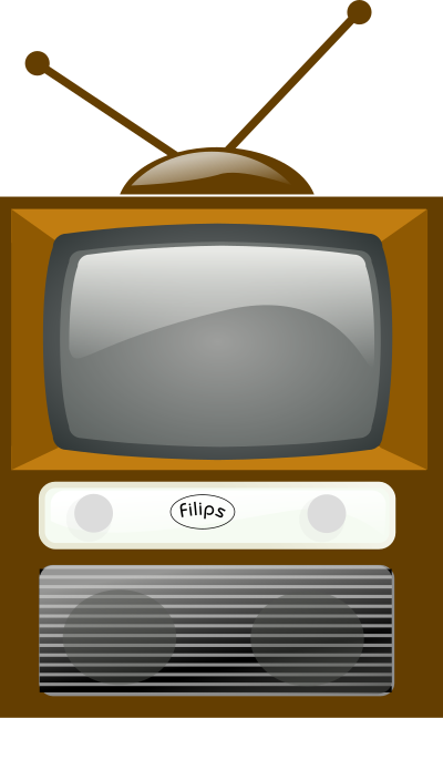 Antique Television clipart