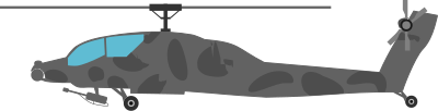 Apache Attack Helicopter clipart