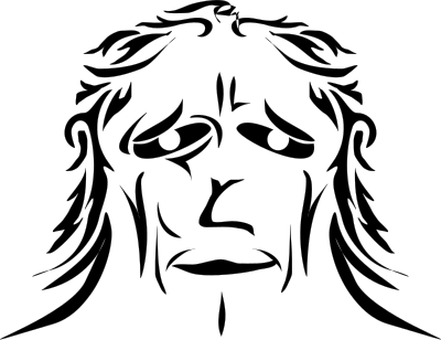 Apish face smile clipart