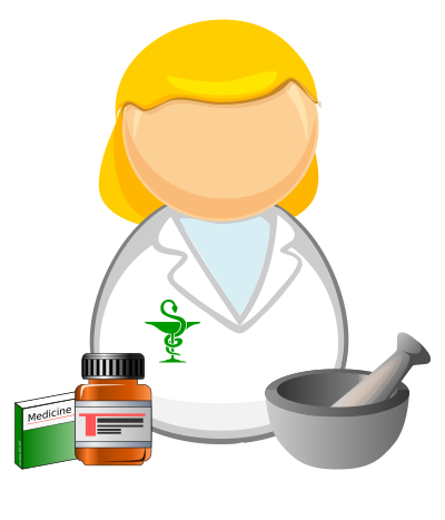 Apothecary / pharmacist clipart