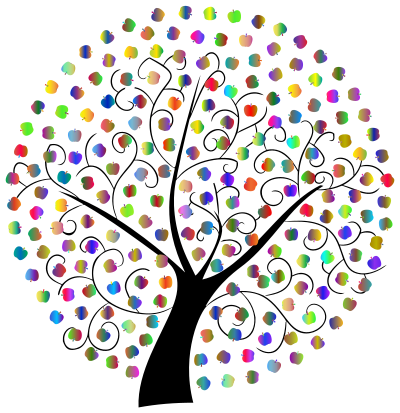 Apple Tree Polyprismatic clipart