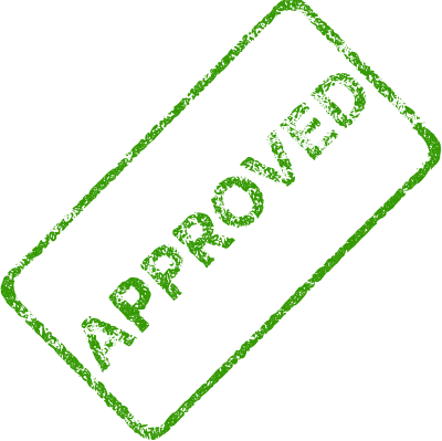 Approved Business Stamp 2 clipart