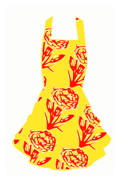 Apron-carnation clipart