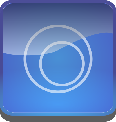 Aqua button clipart