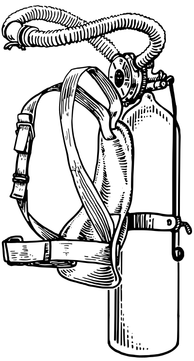 Aqualung clipart