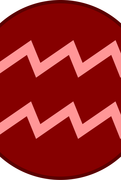 Aquarius symbol clipart