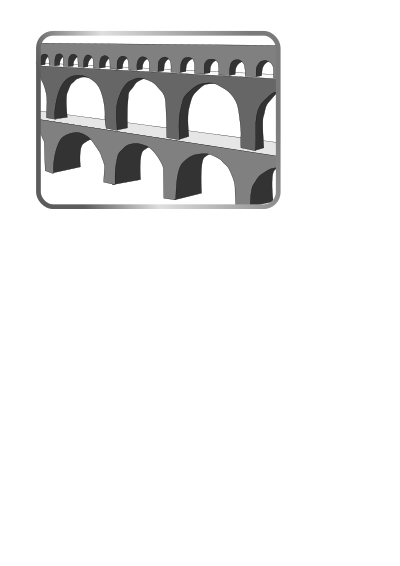 Aqueduct clipart
