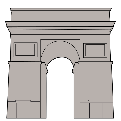 Arc de Triomphe clipart
