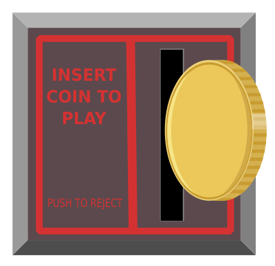 Arcade Coin Slot clipart