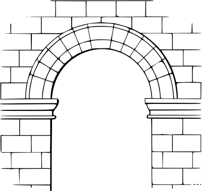 Arch 2 clipart