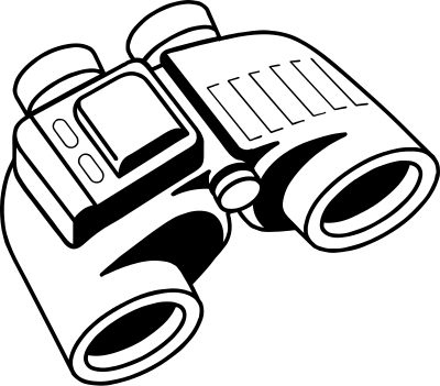 Architetto -- Binocolo clipart