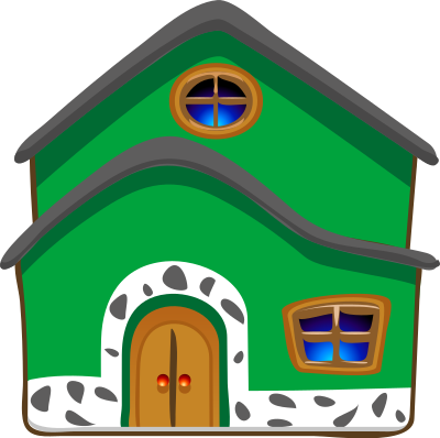 Architetto -- Casa verde clipart