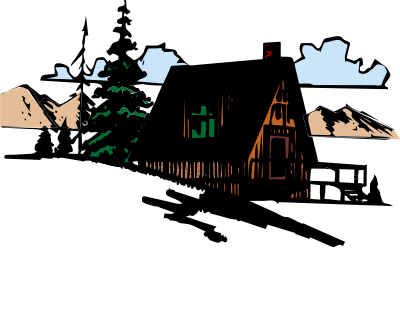 Architetto -- Chalet di montagna clipart