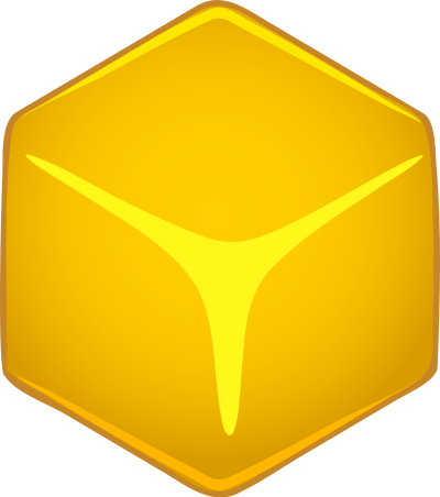 Architetto -- cubo giallo clipart