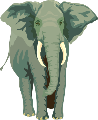 Architetto -- Elefante 01 clipart